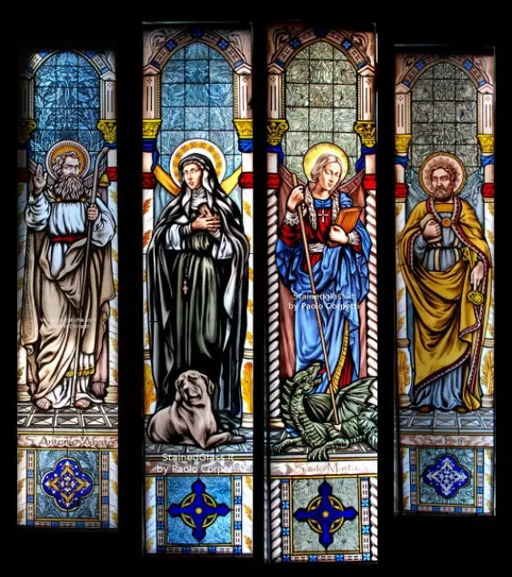 Vetrate Artistiche Sant' Antonio Abate Montecucco