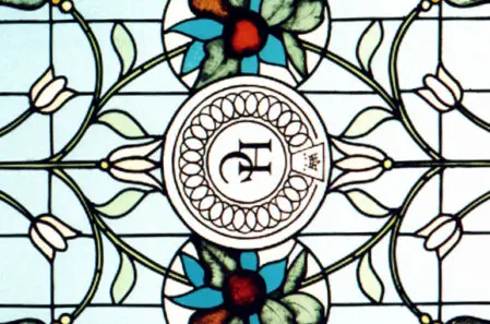 velario in vetrate artistiche per hotel
