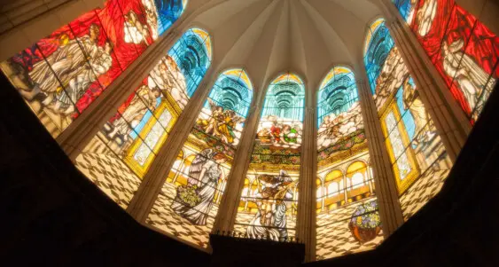 Vetrate artistiche per Cattedrale Yokohama Japan
