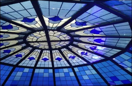 vetrate artistiche per cupola