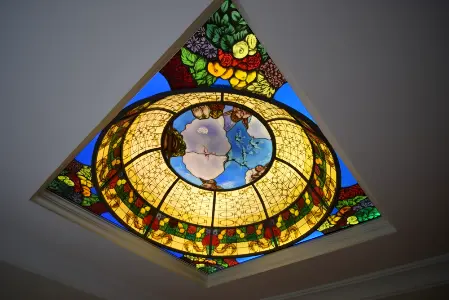 cupola vetrata per arredamento