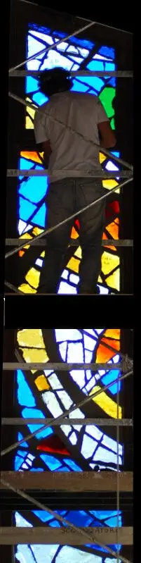 vetrata artistica in tecnica dalle de verre