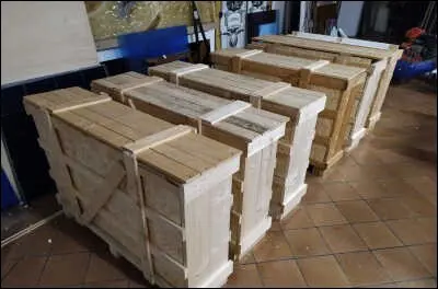 come si imballano le vetrate d'arte