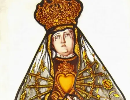 vetrata artistica per cappella