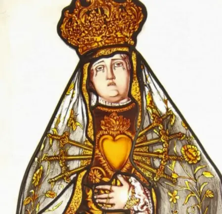 vetrata artistica per cppella