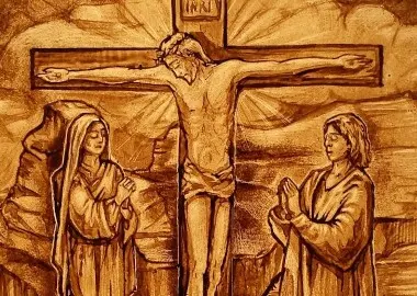 vetrata d'arte holy cross