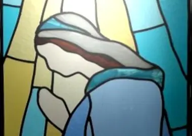 vetrata artistica per  cappella