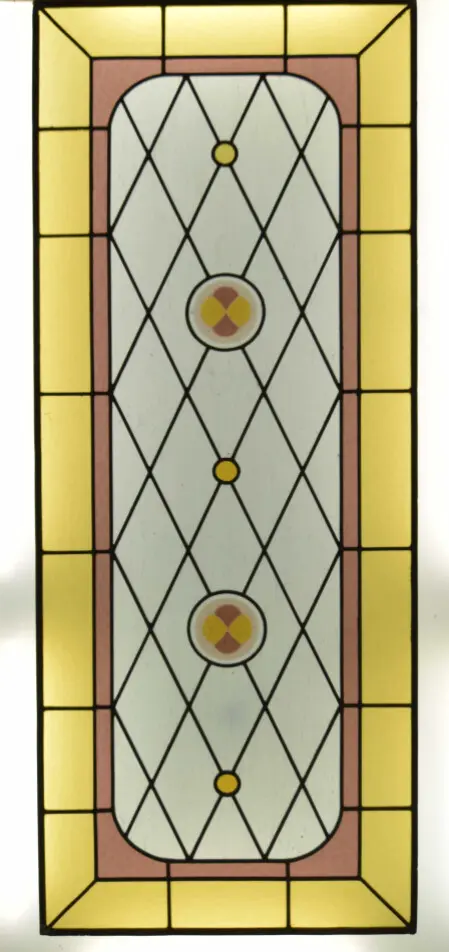 vetrata artistica geometrica