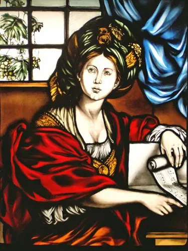 vetrata artistica dibilla cumana guercino