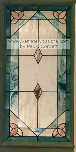 vetrata artistica geometrica