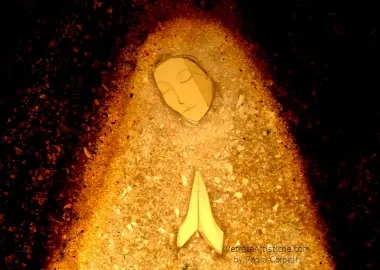 vetrata in vetrousione madonnina