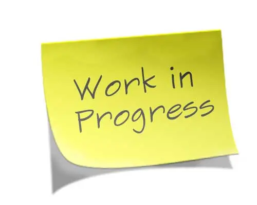 in lavorazione